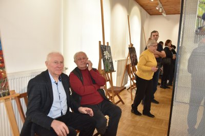 Malwy, róże, fiołki... - Wernisaż wystawy Barbary Harasim